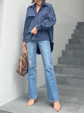 「Vicente（ヴィセンテ）のアイテム」を使った、Vicente👖さん（レディース・160cm）の秋コーディネート