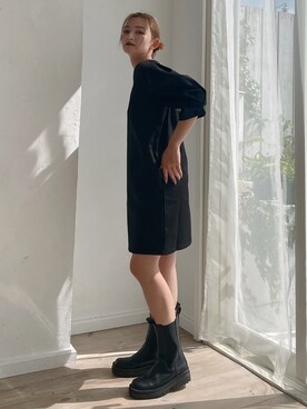 「Vicente（ヴィセンテ）のアイテム（ワンピース）」を使った、Vicente👖さん（レディース・160cm）の秋コーディネート