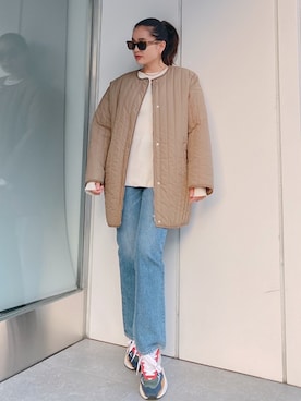 「Vicente（ヴィセンテ）のアイテム（その他アウター）」を使った、Vicente👖さん（レディース・162cm）の秋コーディネート