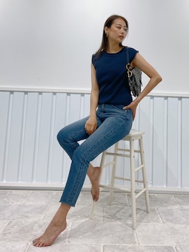 「Vicente（ヴィセンテ）のアイテム」を使った、Vicente👖さん（レディース・163cm）の夏コーディネート