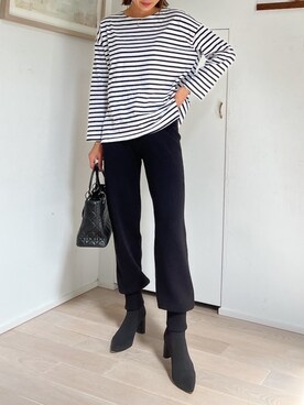 「Vicente（ヴィセンテ）のアイテム（その他パンツ）」を使った、Vicente👖さん（レディース・160cm）の秋コーディネート