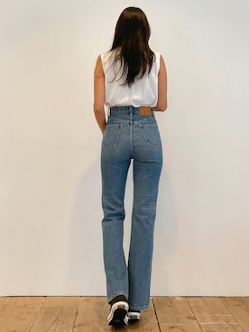 「Vicente（ヴィセンテ）のアイテム（タンクトップ）」を使った、Vicente👖さん（レディース・165cm）の夏コーディネート