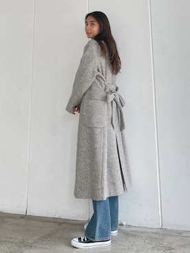 「Vicente（ヴィセンテ）のアイテム（その他アウター）」を使った、Vicente👖さん（レディース・165cm）の秋コーディネート