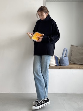 「Vicente（ヴィセンテ）のアイテム」を使った、Vicente👖さん（レディース・160cm）の秋コーディネート