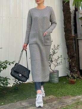 「Vicente（ヴィセンテ）のアイテム」を使った、Vicente👖さん（レディース・160cm）の冬コーディネート