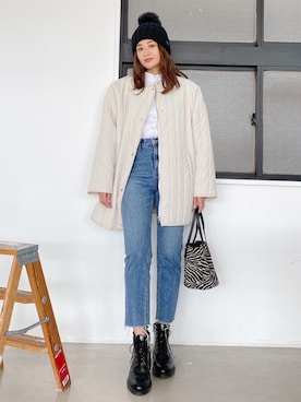 「ROXY（ロキシー）のアイテム（帽子）」を使った、Vicente👖さん（レディース・162cm）の秋コーディネート