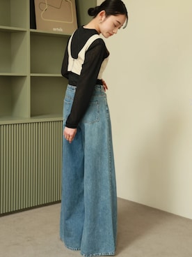 「Vicente（ヴィセンテ）のアイテム」を使った、Vicente👖さん（レディース・160cm）の春コーディネート