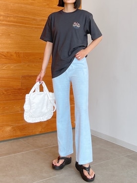 「Vicente（ヴィセンテ）のアイテム（その他パンツ）」を使った、Vicente👖さん（レディース・160cm）の夏コーディネート