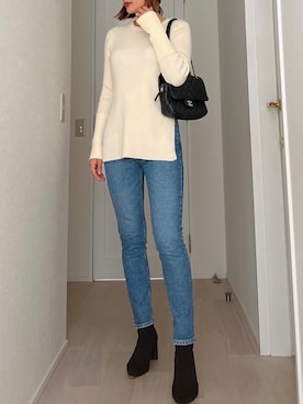 「Vicente（ヴィセンテ）のアイテム」を使った、Vicente👖さん（レディース・160cm）の秋コーディネート