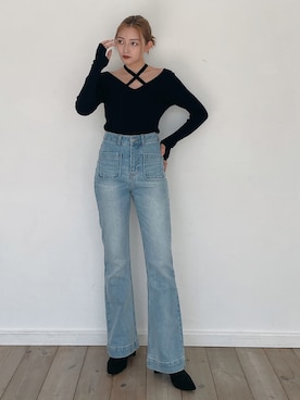 「Vicente（ヴィセンテ）のアイテム」を使った、Vicente👖さん（レディース・160cm）の秋コーディネート