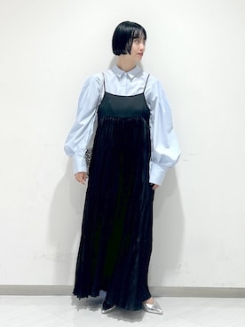 「アイテム（ワンピース/ドレス）」を使った、sakiさん（レディース・162cm・30代）の春コーディネート