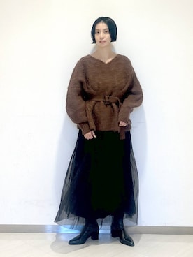 sakiさん（レディース・162cm）の冬コーディネート