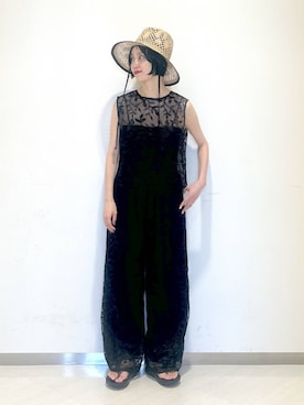 「アイテム（帽子）」を使った、sakiさん（レディース・162cm・30代）の夏コーディネート