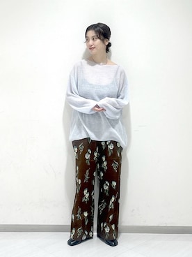 「A part by（アパートバイ）のアイテム（ネックレス）」を使った、sakiさん（レディース・162cm）の秋コーディネート