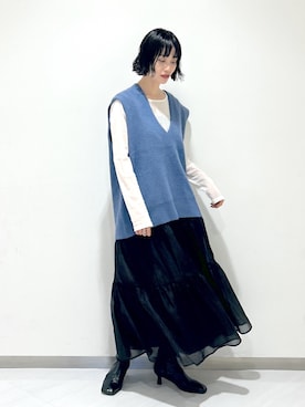 sakiさん（レディース・162cm）の秋コーディネート