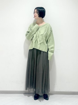 sakiさん（レディース・162cm）の冬コーディネート