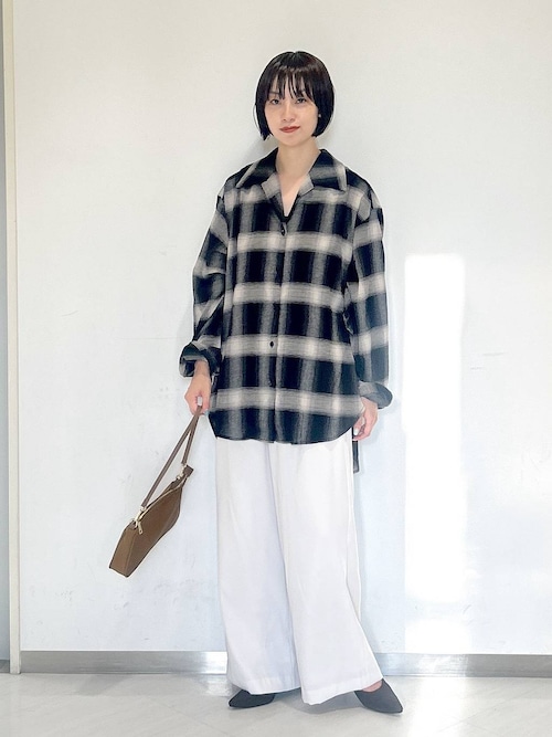 オンブレチェックシャツ（シャツ/ブラウス）｜A part by（アパートバイ