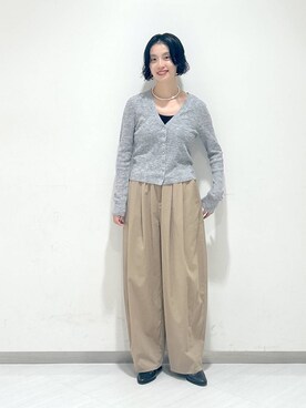 「アイテム（アクセサリー）」を使った、sakiさん（レディース・162cm・30代）の秋コーディネート