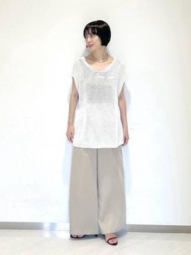 「A part by（アパートバイ）のアイテム」を使った、sakiさん（レディース・162cm）の夏コーディネート