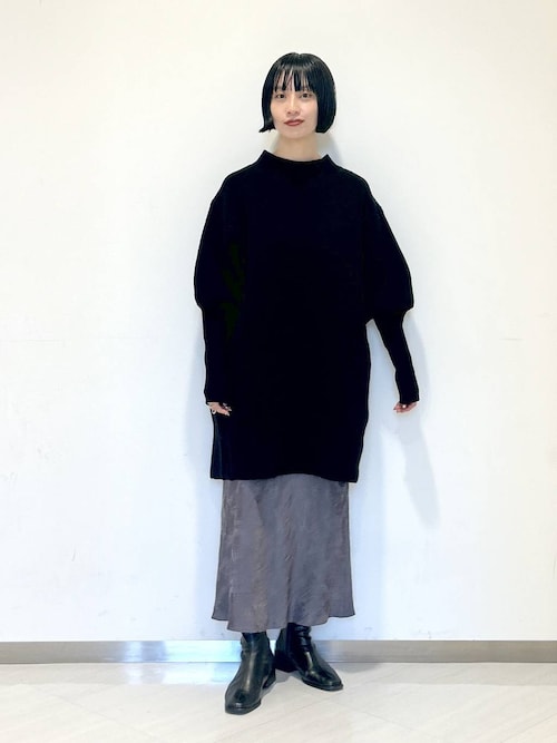 セール】パフスリーブニットミニワンピース（ワンピース）｜A part by