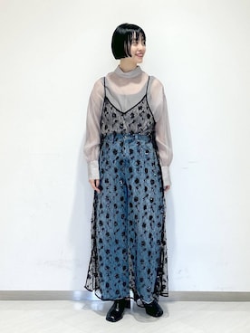 「アイテム（ワンピース/ドレス）」を使った、sakiさん（レディース・162cm・30代）の冬コーディネート