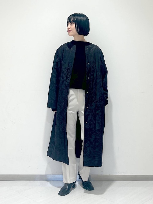 A part by ダウンコート ダウンジャケット ジャガードナカワタコート  