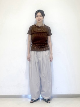 「お仕事コーデ_apart by lowrys」｜sakiさん（レディース・162cm）の夏コーディネート
