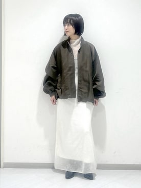 「アイテム（ワンピース/ドレス）」を使った、sakiさん（レディース・162cm・30代）の秋コーディネート