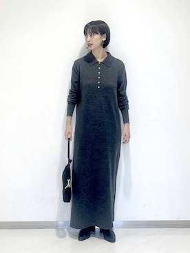 「アイテム（ワンピース）」を使った、sakiさん（レディース・162cm・30代）の秋コーディネート