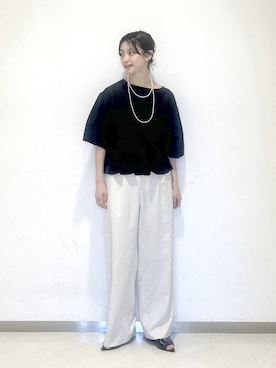 「お仕事コーデ_apart by lowrys」｜sakiさん（レディース・162cm）の夏コーディネート