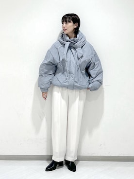 「アイテム（ブルゾン）」を使った、sakiさん（レディース・162cm・30代）の秋コーディネート