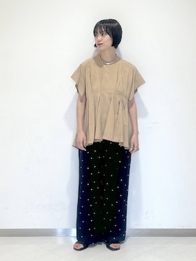 「A part by（アパートバイ）のアイテム」を使った、sakiさん（レディース・162cm）の夏コーディネート