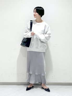 「e/rm（イーアールエム）のアイテム」を使った、sakiさん（レディース・162cm）の春コーディネート