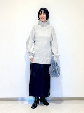 sakiさん（レディース・162cm）の冬コーディネート