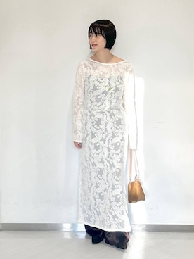 「アイテム（ワンピース/ドレス）」を使った、sakiさん（レディース・162cm・30代）の秋コーディネート