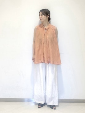A part byのシャツ/ブラウス（オレンジ系）を使った人気ファッション