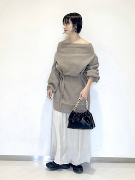 「アイテム（ワンピース/ドレス）」を使った、sakiさん（レディース・162cm・30代）の秋コーディネート