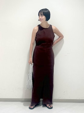 「アイテム（ワンピース/ドレス）」を使った、sakiさん（レディース・162cm・30代）の夏コーディネート
