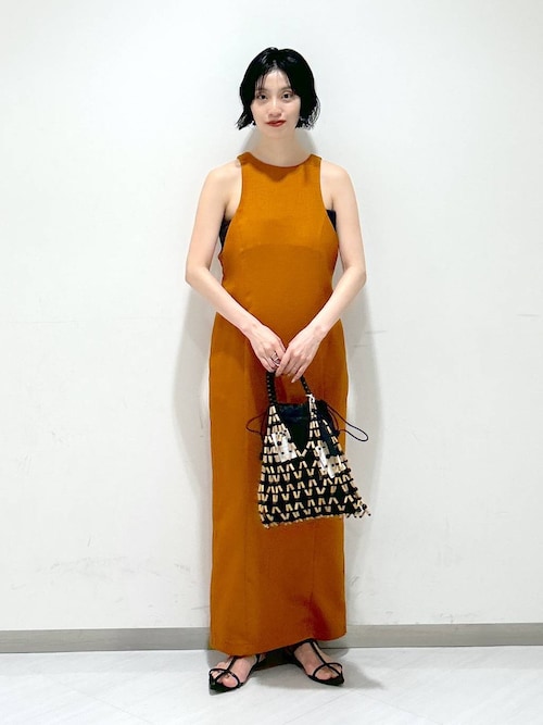 楽天市場】【SALE／50%OFF】リネンライクアメスリワンピース A