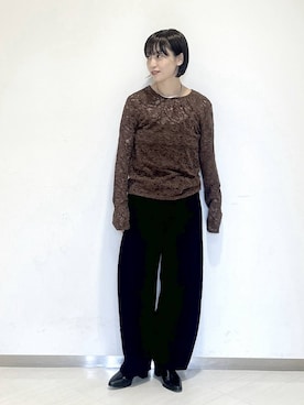 「A part by（アパートバイ）のアイテム」を使った、sakiさん（レディース・162cm）の秋コーディネート