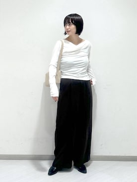 「アイテム（ブーツ）」を使った、sakiさん（レディース・162cm・30代）の秋コーディネート