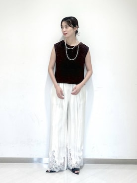 「SNAP_apart by lowrys」｜sakiさん（レディース・162cm）の夏コーディネート
