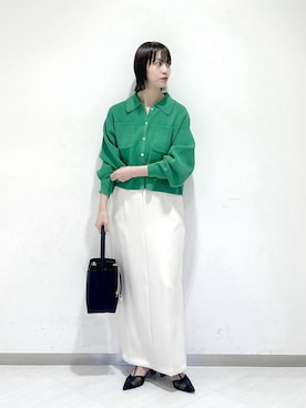 「A part by（アパートバイ）のアイテム（スカート）」を使った、sakiさん（レディース・162cm）の冬コーディネート