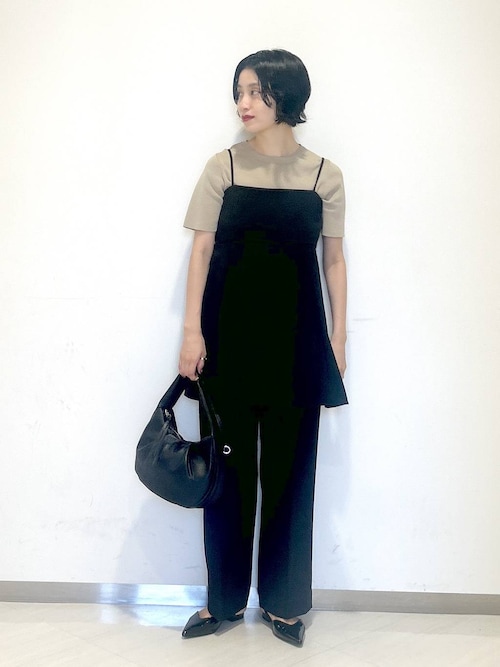 セール】【セットアップ対応】ウールライクフレアキャミソール