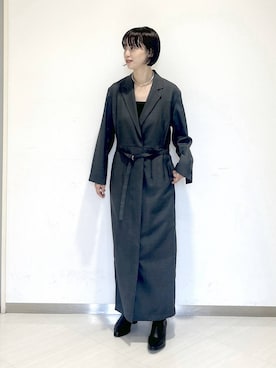 「アイテム（その他アウター）」を使った、sakiさん（レディース・162cm・30代）の秋コーディネート
