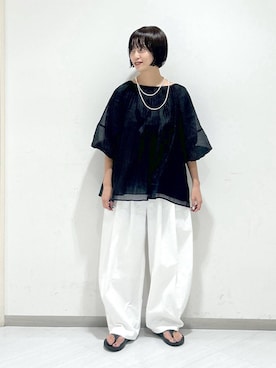 「A part by（アパートバイ）のアイテム」を使った、sakiさん（レディース・162cm）の秋コーディネート