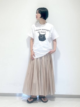 「REGENCY WORKS（リージェンシーワークス）のアイテム」を使った、sakiさん（レディース・162cm）の夏コーディネート