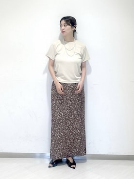 「SNAP_apart by lowrys」｜sakiさん（レディース・162cm）の夏コーディネート