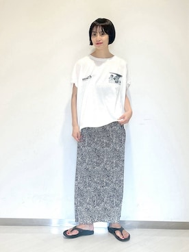 「A part by（アパートバイ）のアイテム」を使った、sakiさん（レディース・162cm）の夏コーディネート