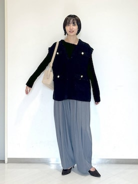 「A part by（アパートバイ）のアイテム」を使った、sakiさん（レディース・162cm）の秋コーディネート